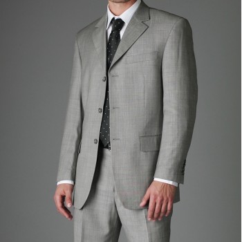 Textured Wool Blend Suiting